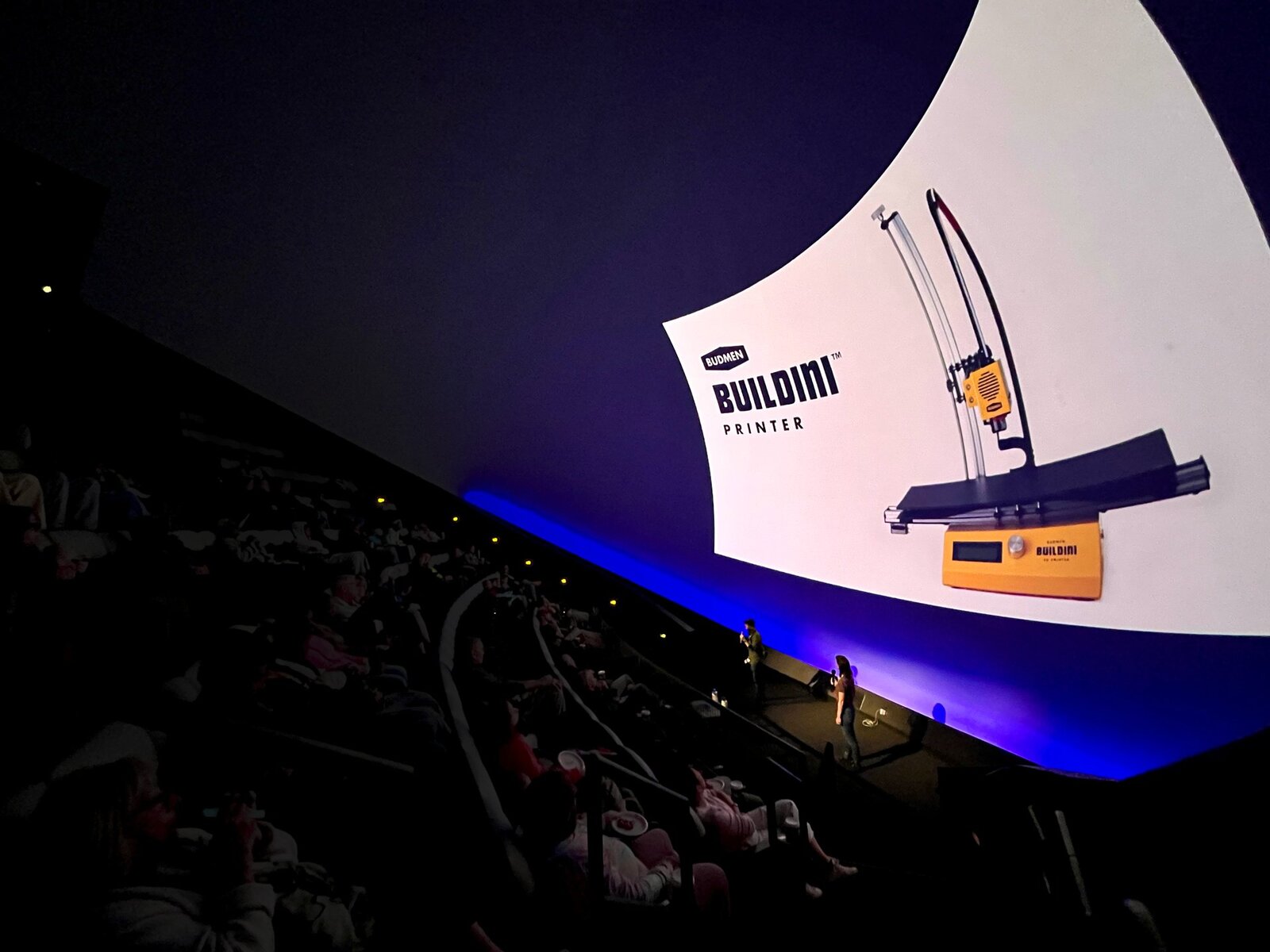 Speaking at planetarium